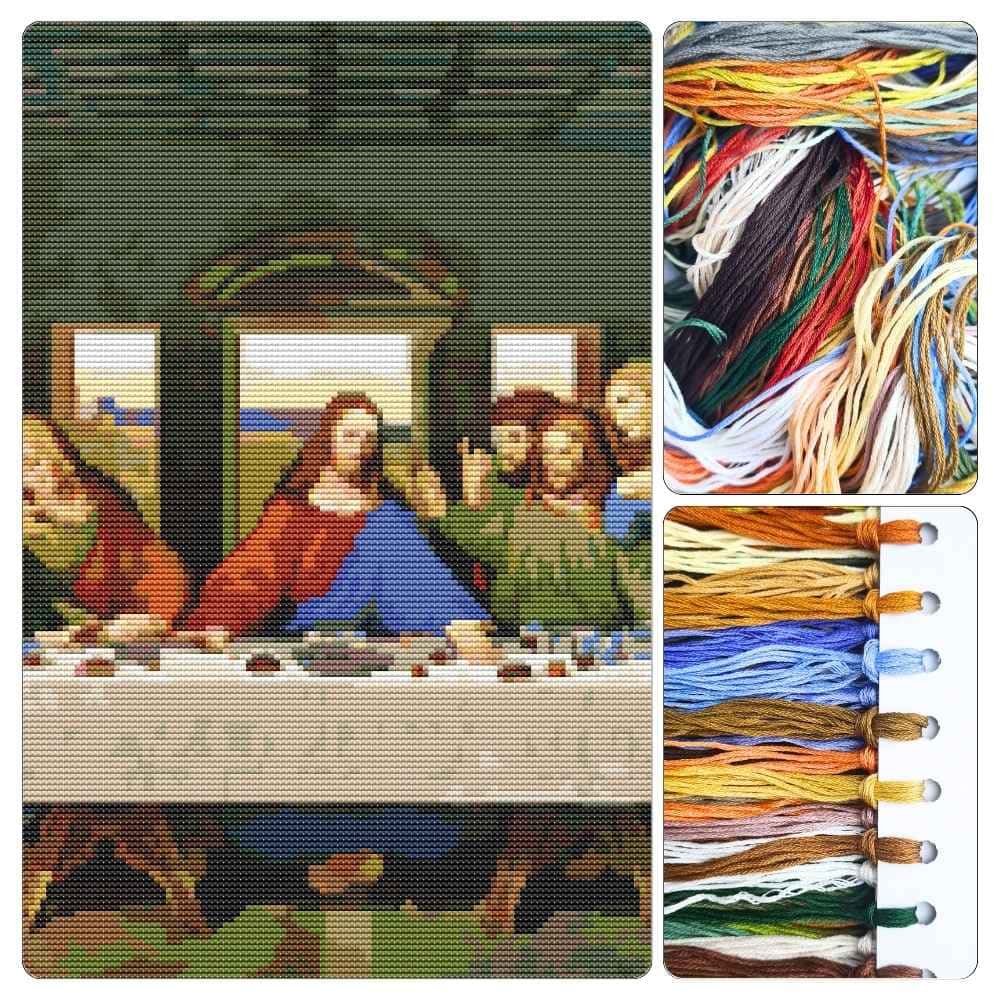 The Last Supper Cross Stitch Kit