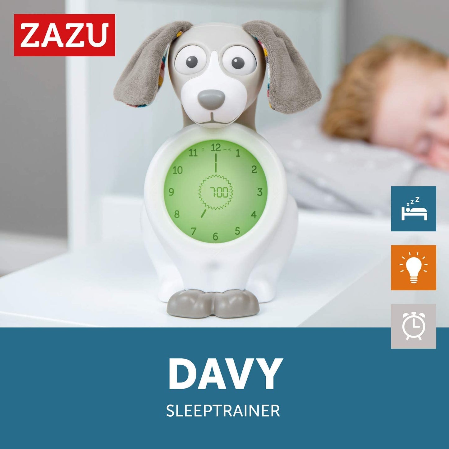 Sleep Trainer with Nightlight - Davy the Dog