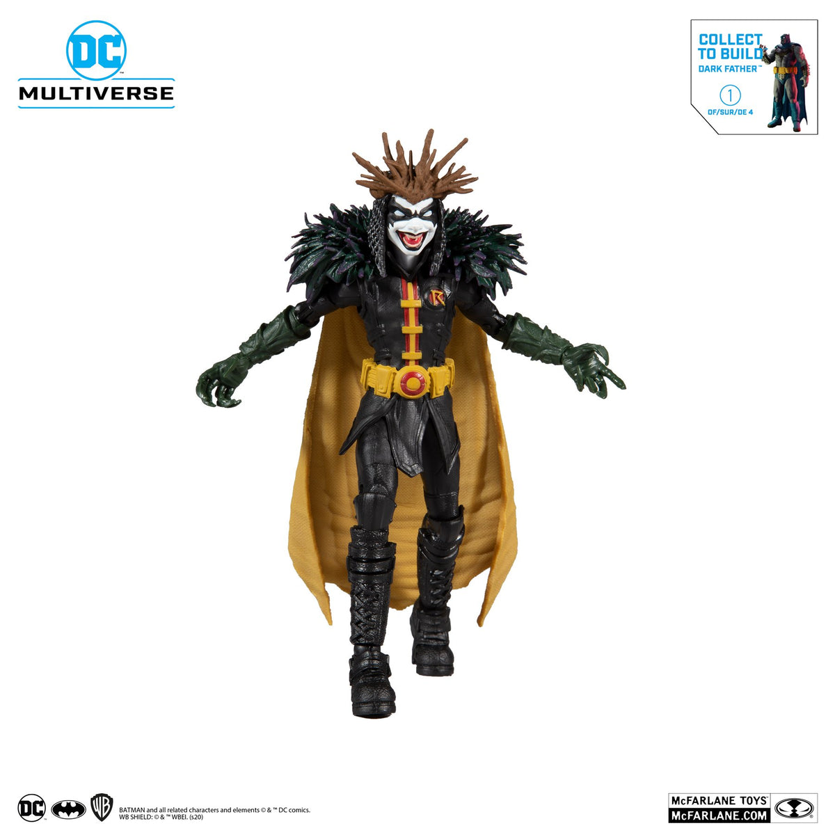 Mcfarlane Dc Multiverse Dark Nights Death Metal Robin King (Darkfather Build-A) Comics