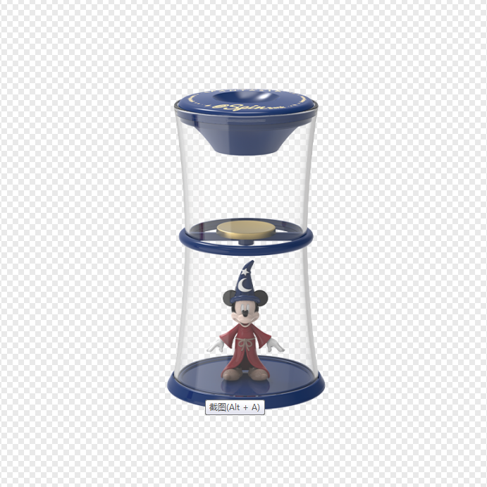 Disney Fantasia Mickey Lucky Spin Coin Bank