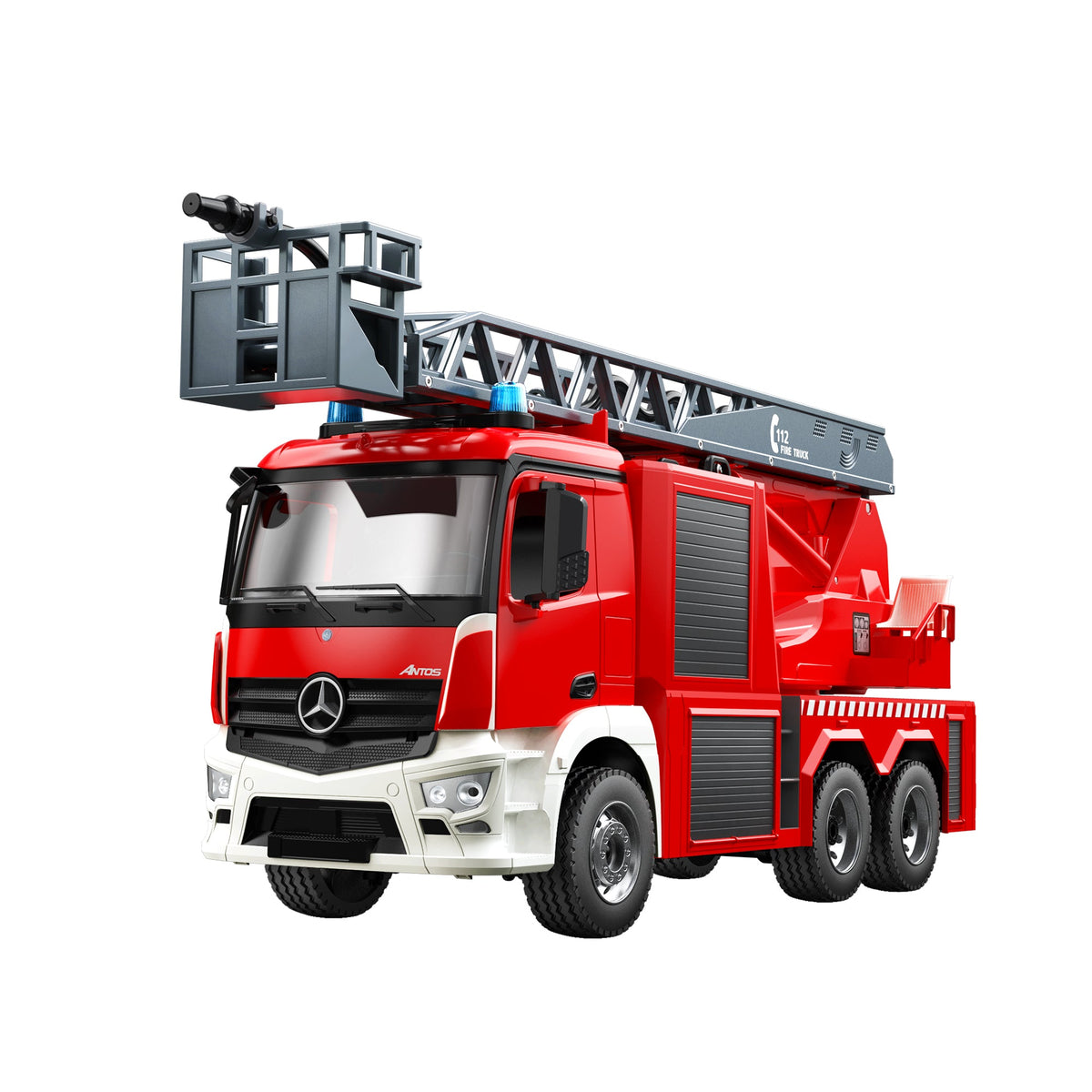 Double E Licensed Mercedes-Benz Rc Antos 1:20 Fire Truck E667