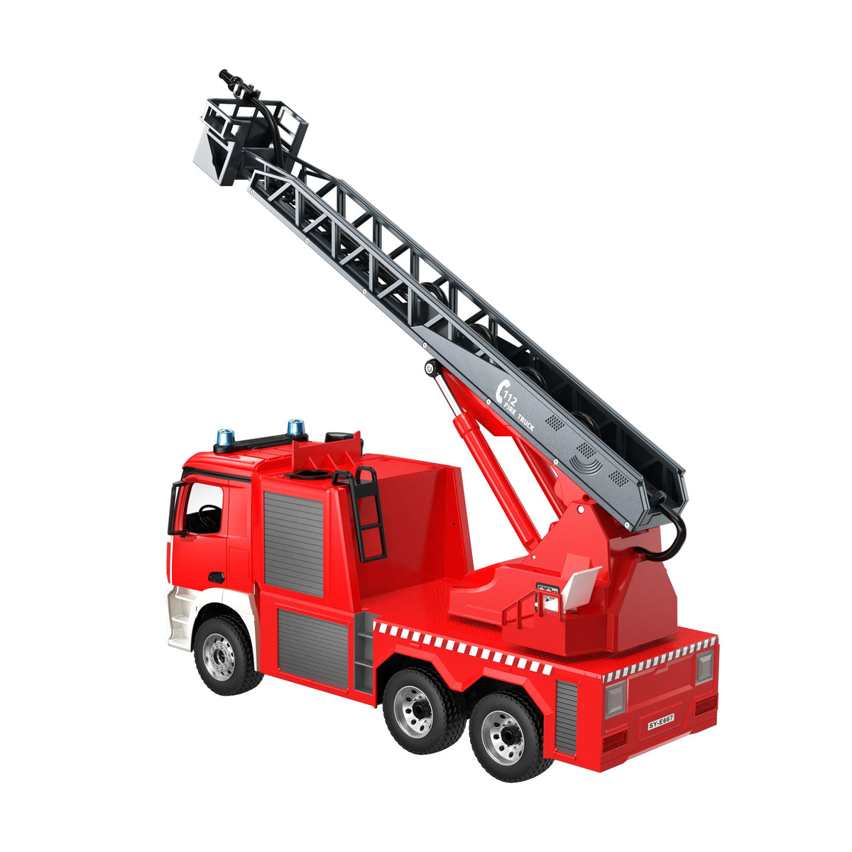 Double E Licensed Mercedes-Benz Rc Antos 1:20 Fire Truck E667