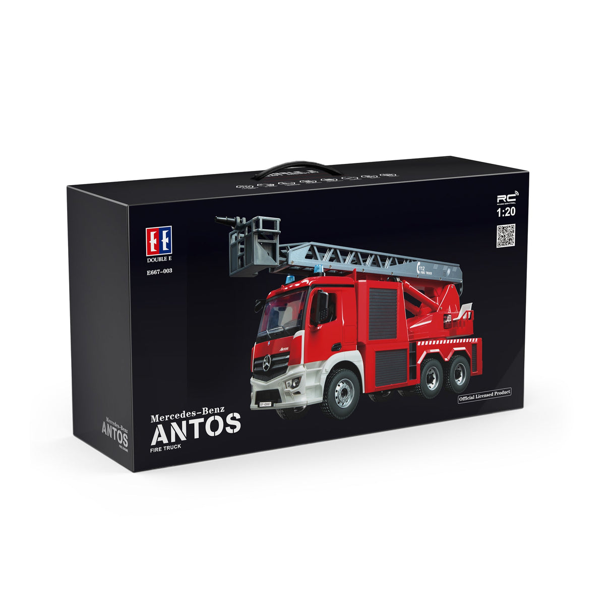 Double E Licensed Mercedes-Benz Rc Antos 1:20 Fire Truck E667