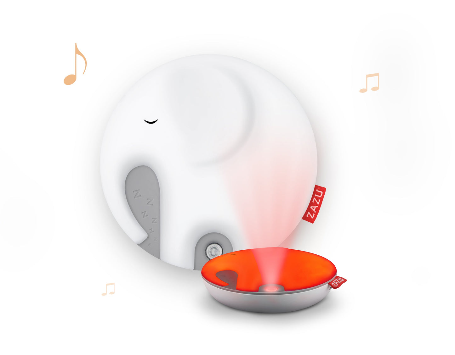 Breathing Nightlight and Sound Machine - Emmy the Elephant