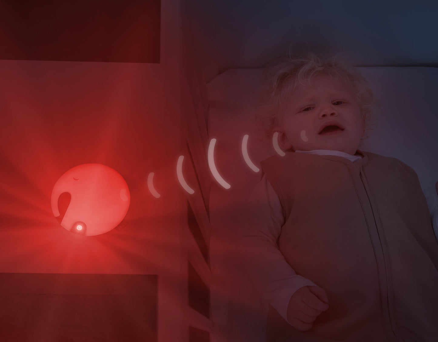 Breathing Nightlight and Sound Machine - Emmy the Elephant