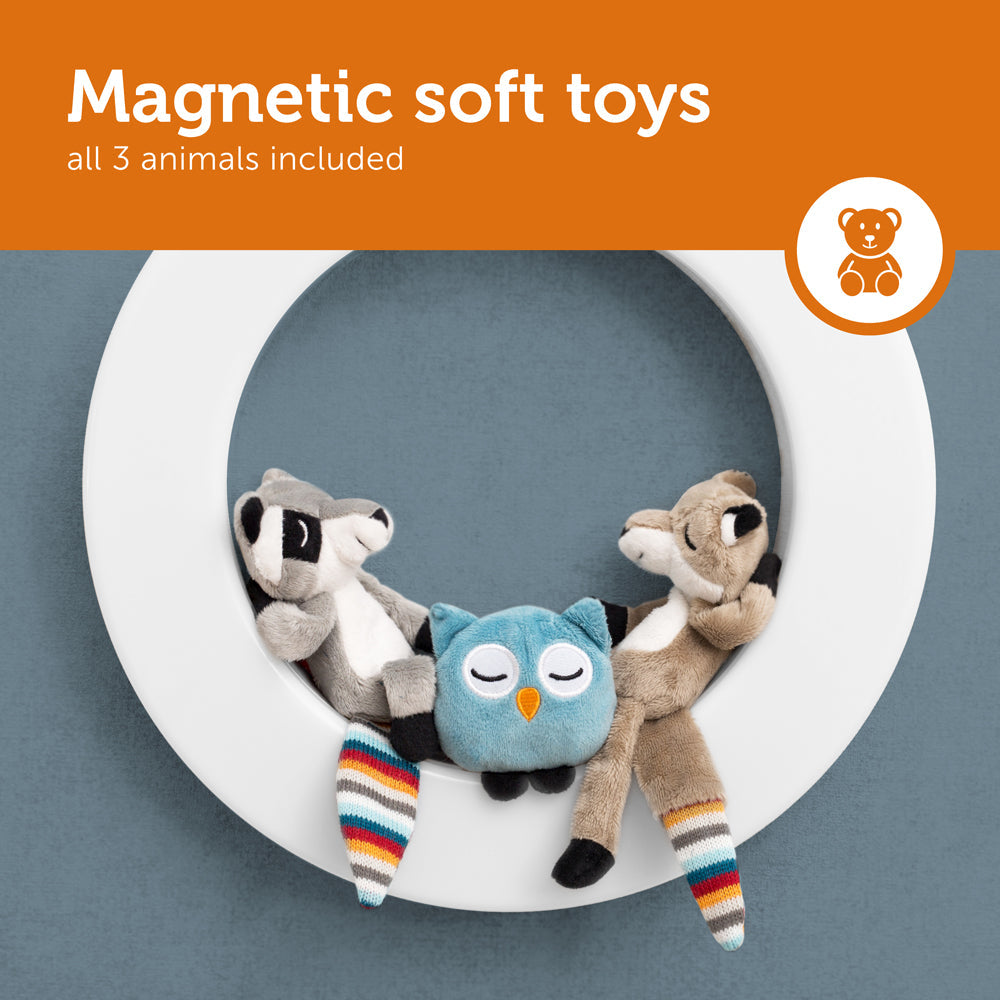 Multi Colour Wall Nightlight - Fay, Rex & Otis
