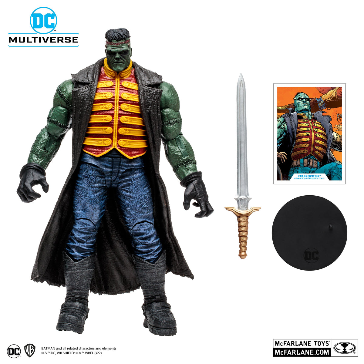 Mcfarlane Dc Multiverse Frankenstein (Seven Soldiers Of Victory) Megafig