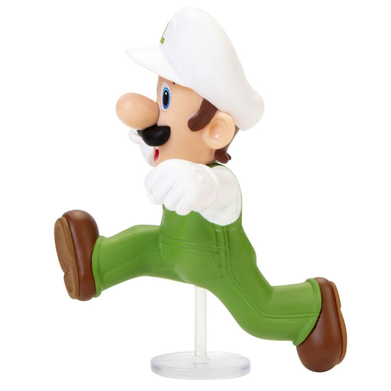 Nintendo Fire Running Luigi 2.5-inch Articulated Figure - Nintendo