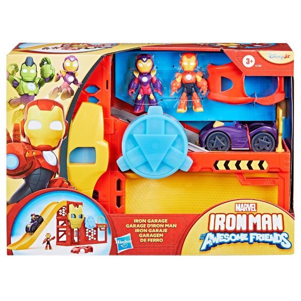 Hasbro Marvel Iron Man and his Awesome Friends Iron Garage (U.P. $59.90)
