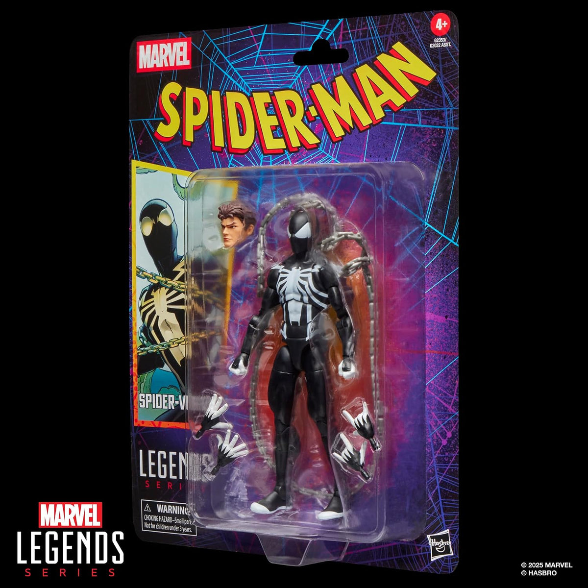 Hasbro Marvel Legends Spider Man Retro Spider Venom (U.P. $41.90)