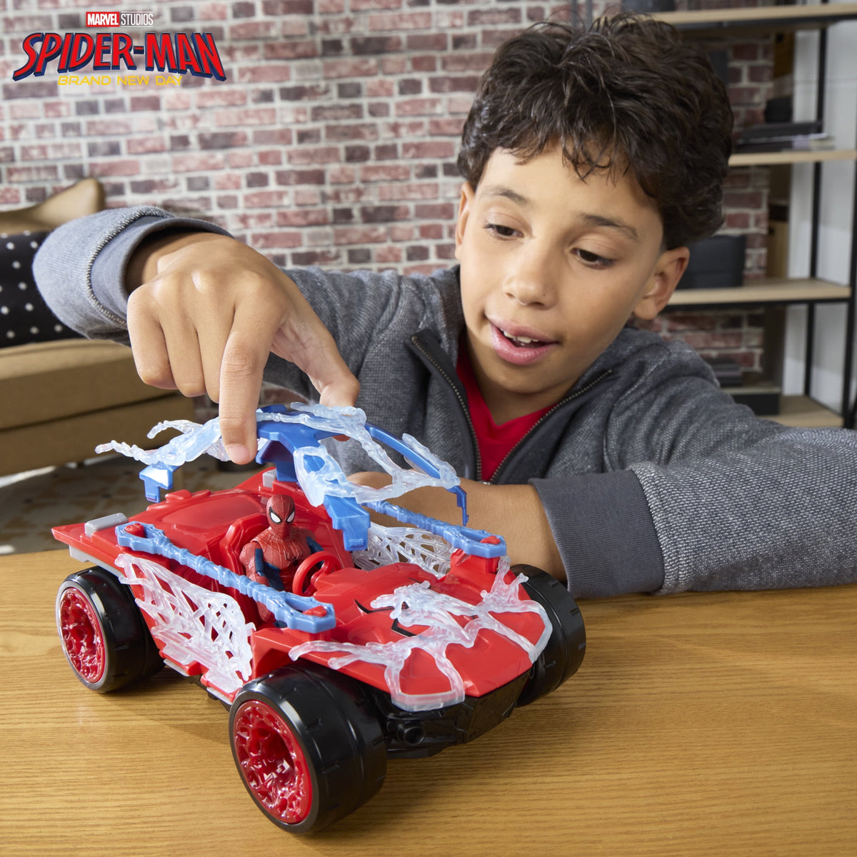 Hasbro Marvel Studios Spider-Man: Brand New Day Spider-Man ActionVerse Stretch & Blast Buggy (U.P. $44.90)