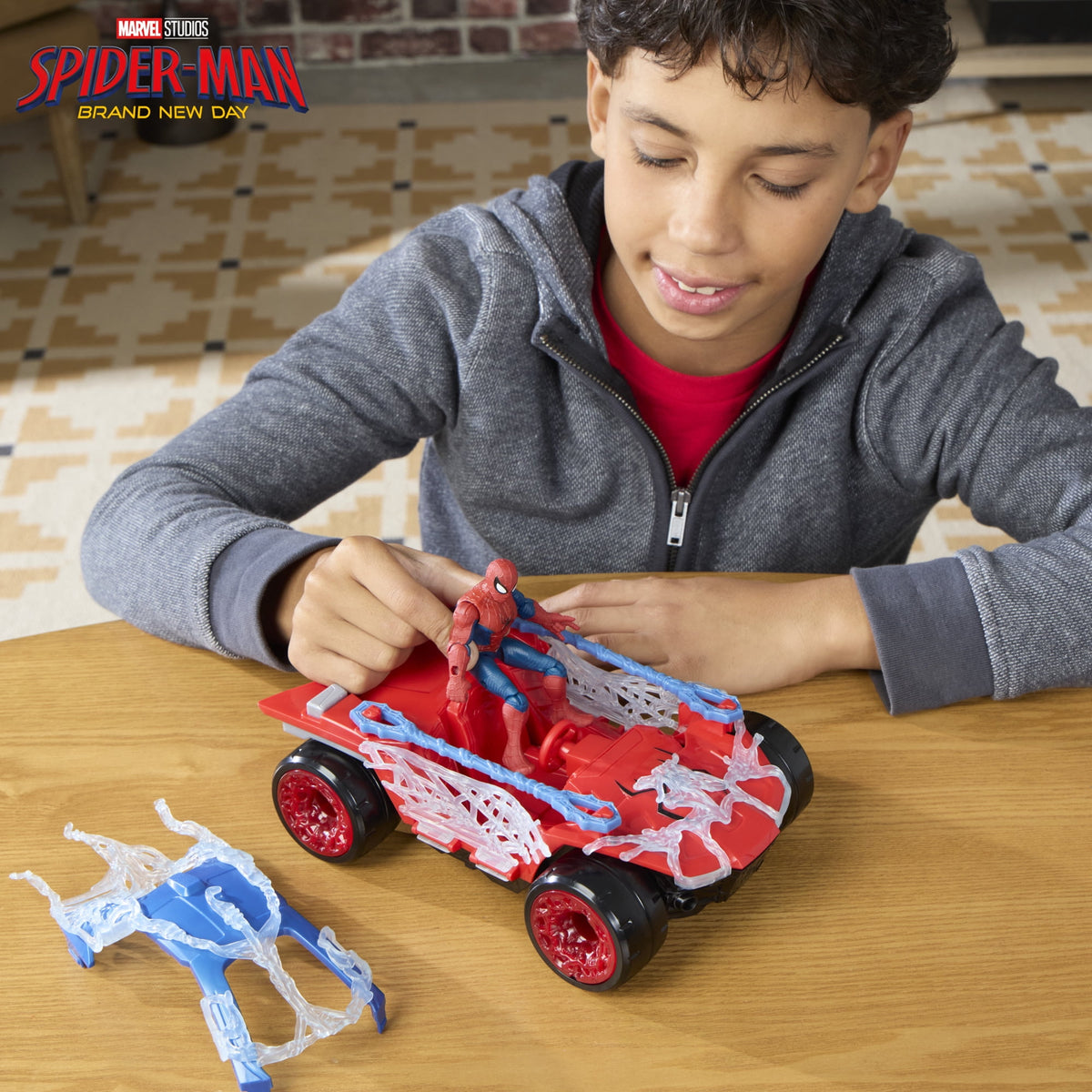 Hasbro Marvel Studios Spider-Man: Brand New Day Spider-Man ActionVerse Stretch & Blast Buggy (U.P. $44.90)