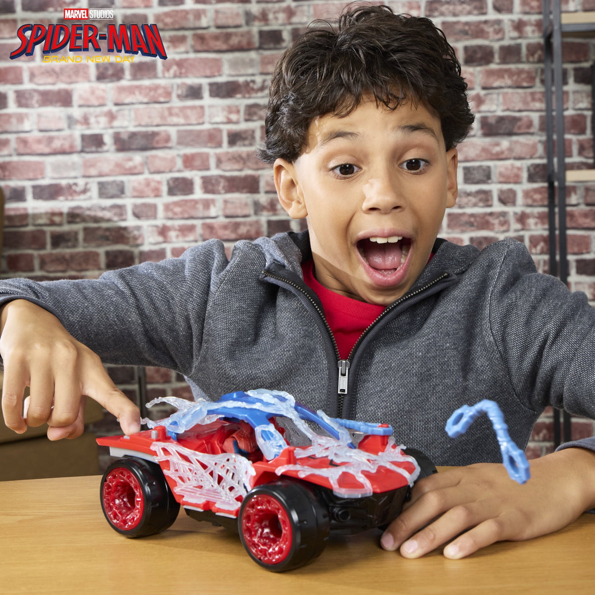 Hasbro Marvel Studios Spider-Man: Brand New Day Spider-Man ActionVerse Stretch & Blast Buggy (U.P. $44.90)