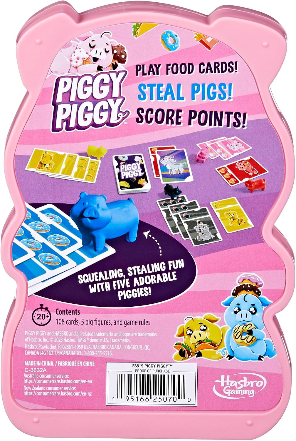 Hasbro Piggy Piggy Card Game (U.P. $19.90)