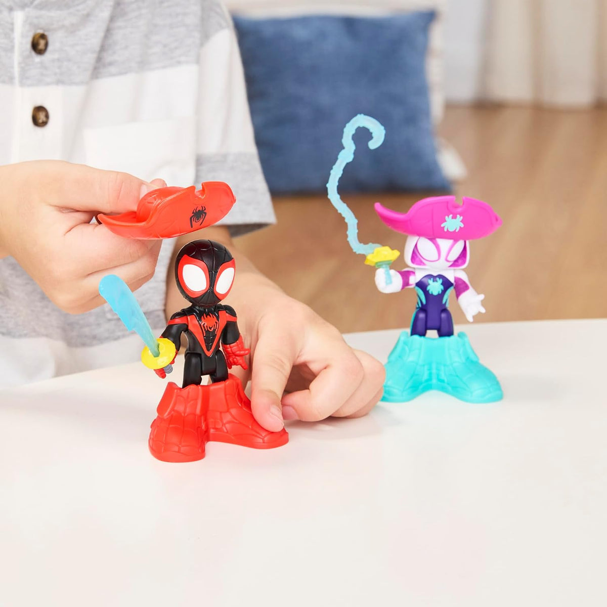 Hasbro SAF Waterwebs - Pirate Miles Spin Morales & Pirate Ghost-Spider (U.P. $19.90)