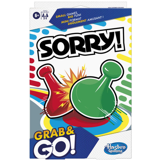 Hasbro Sorry! Grab and Go (U.P. $11.90)