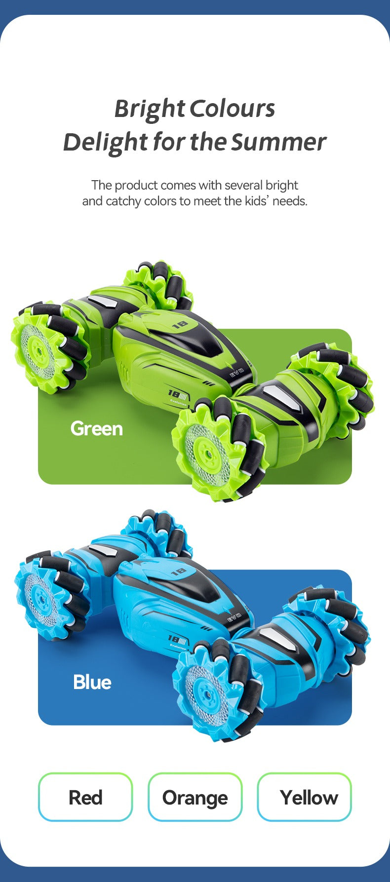 Jjrc Q110 1:18 Stunt Twist Car