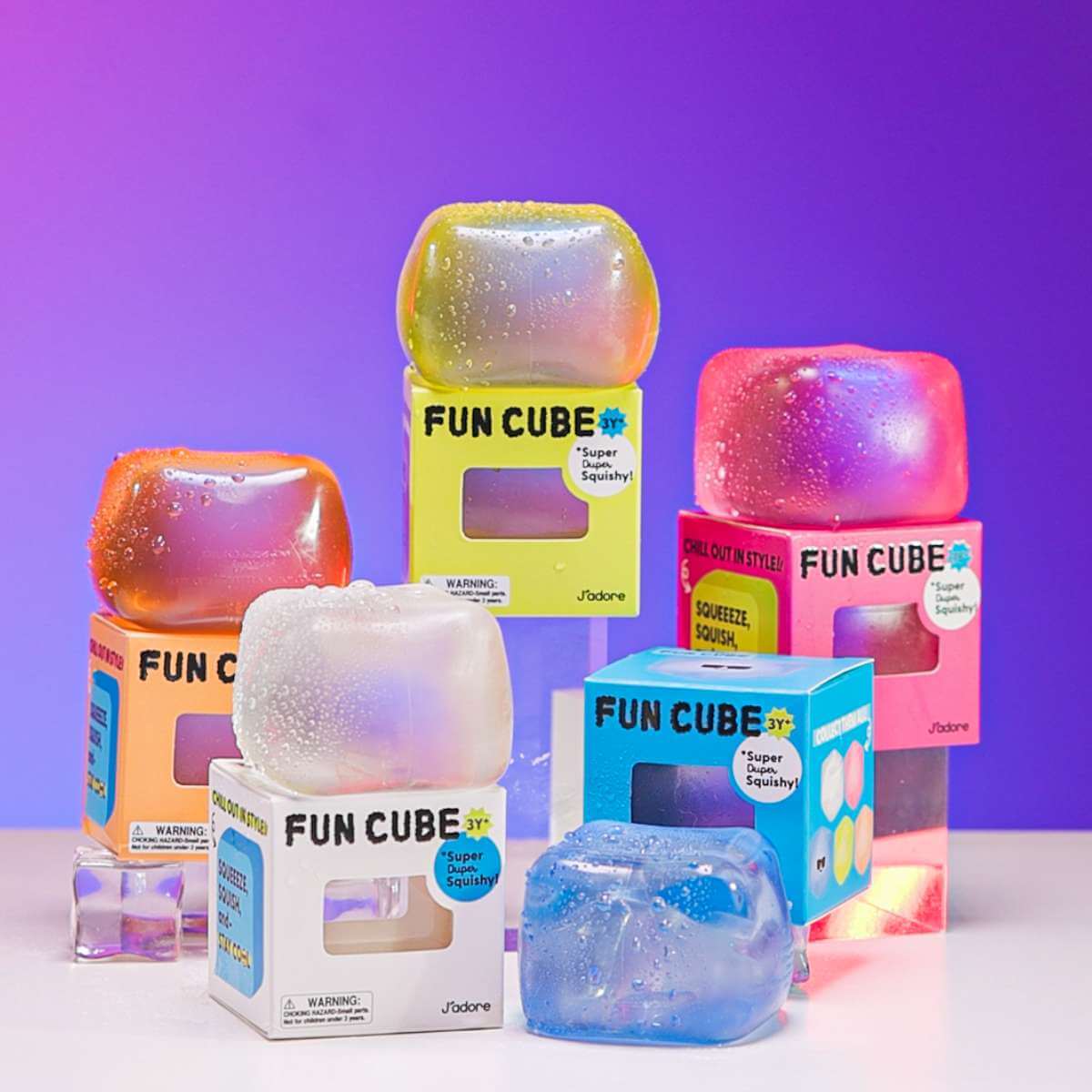 J'adore Fun Ice Cube Squishy