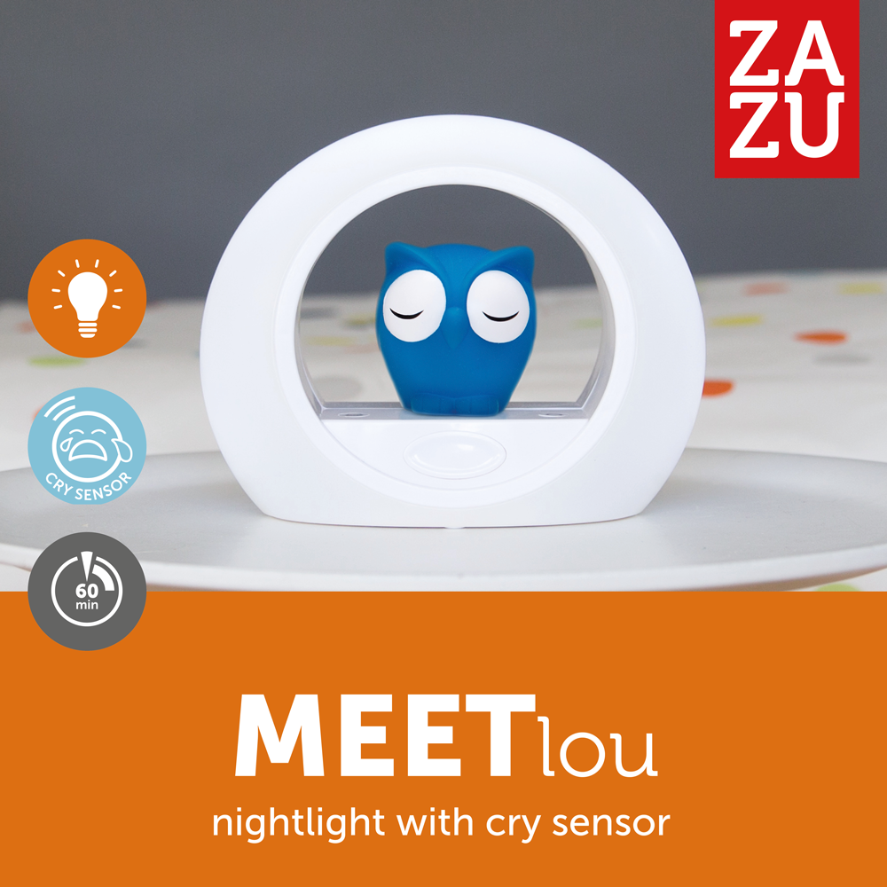 Nightlight with Cry Sensor - Lou the Owl