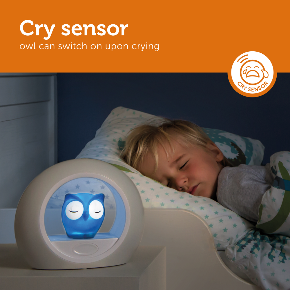 Nightlight with Cry Sensor - Lou the Owl