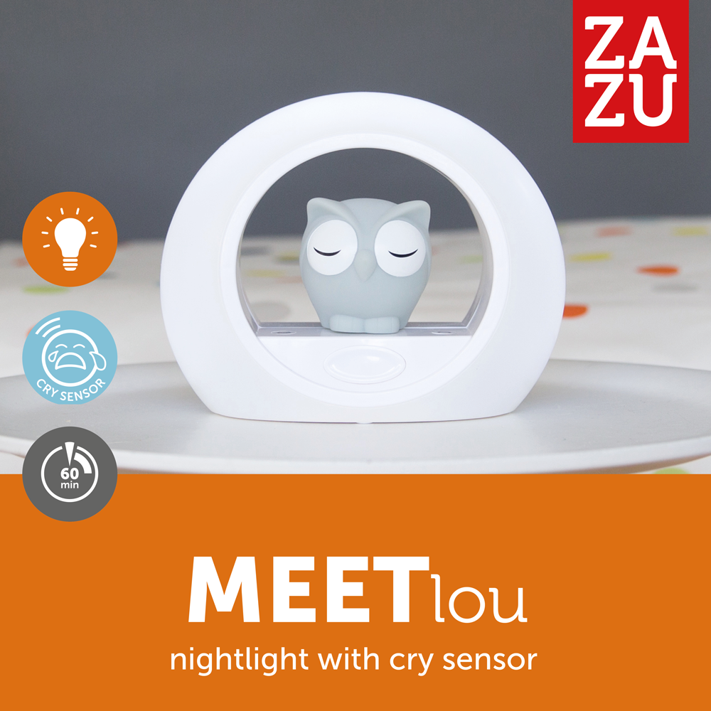 Nightlight with Cry Sensor - Lou the Owl