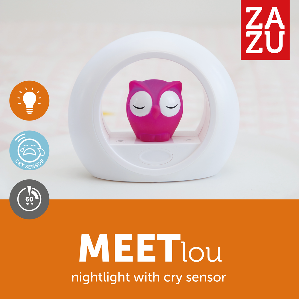 Nightlight with Cry Sensor - Lou the Owl