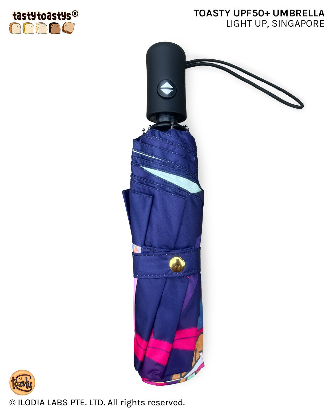 Light Up, Singapore Toastys UPF50+ Umbrella (Limited Edition)
