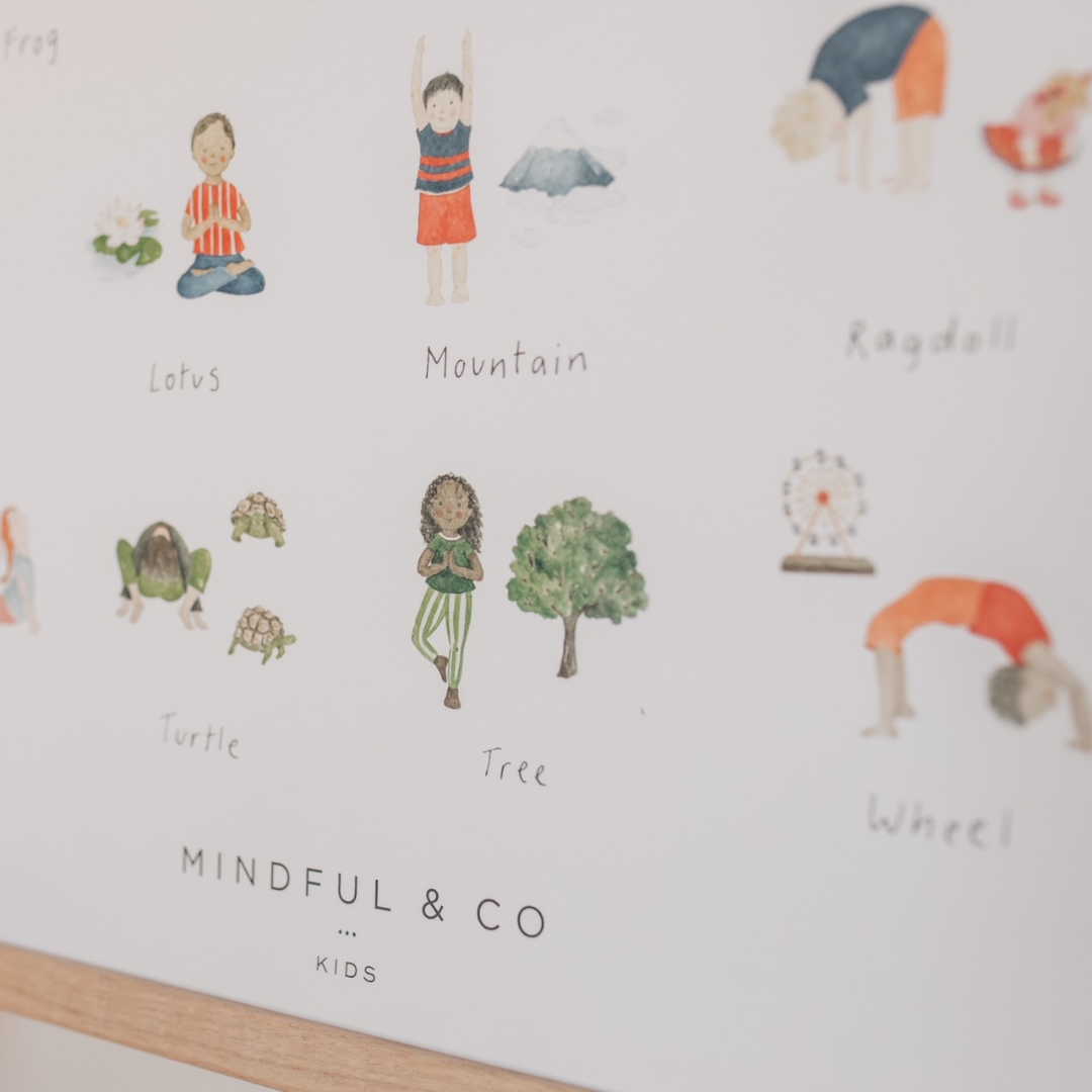 Yoga Poses Poster Print