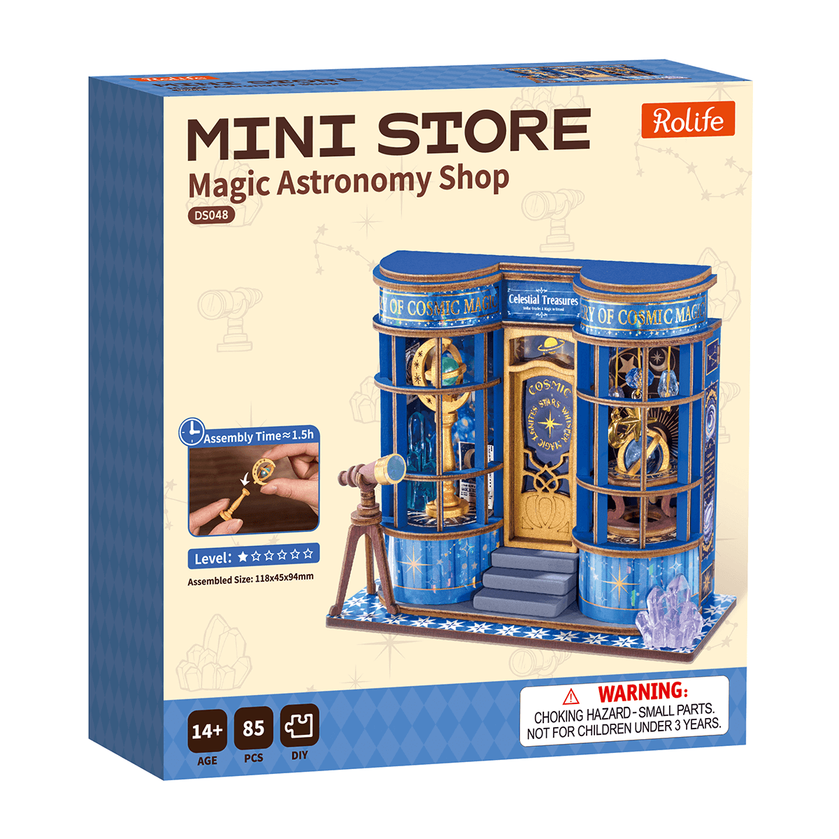 Robotime Rolife Magic Astronomy Shop DIY Miniature House
