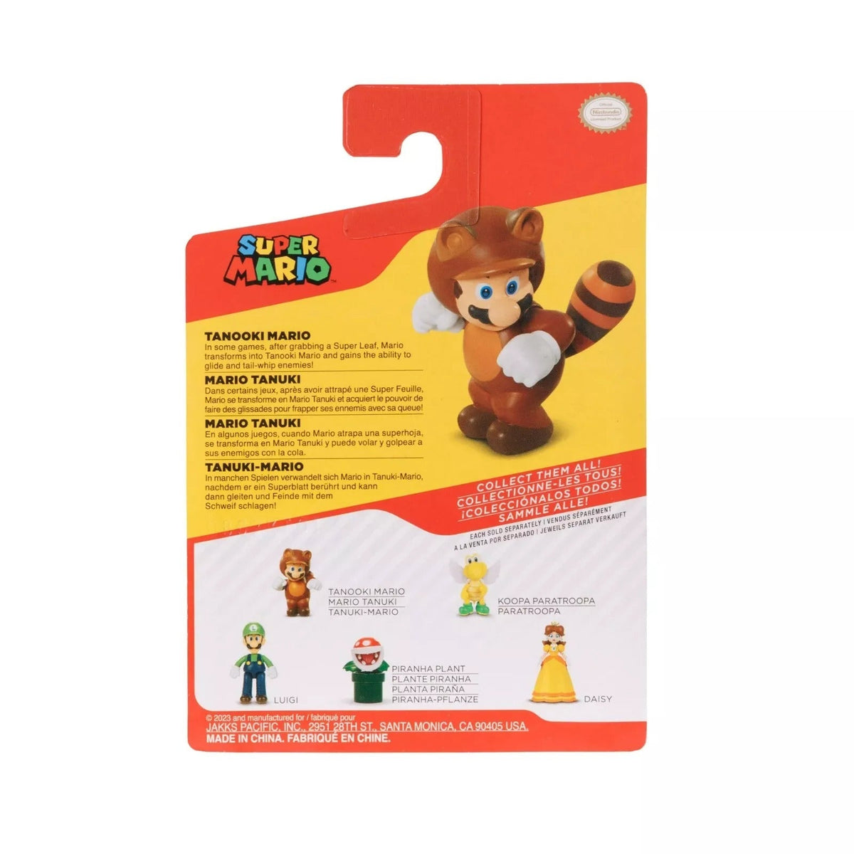 Nintendo Tanooki Mario 2.5-inch Articulated Figure Nintendo