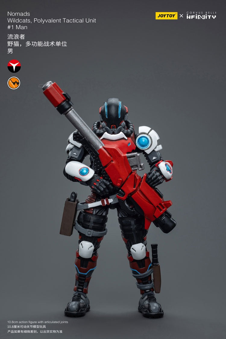 Joytoy Corvus Belli Infinity Nomads Wildcats Polyvalent Tactical Unit #1Man