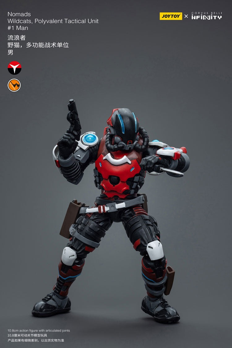 Joytoy Corvus Belli Infinity Nomads Wildcats Polyvalent Tactical Unit #1Man