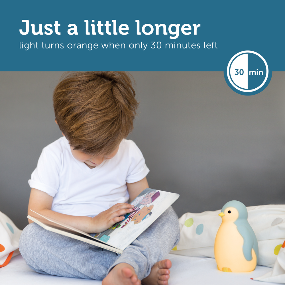 Sleep Trainer with Nightlight and Wireless Speaker - Pam the Penguin
