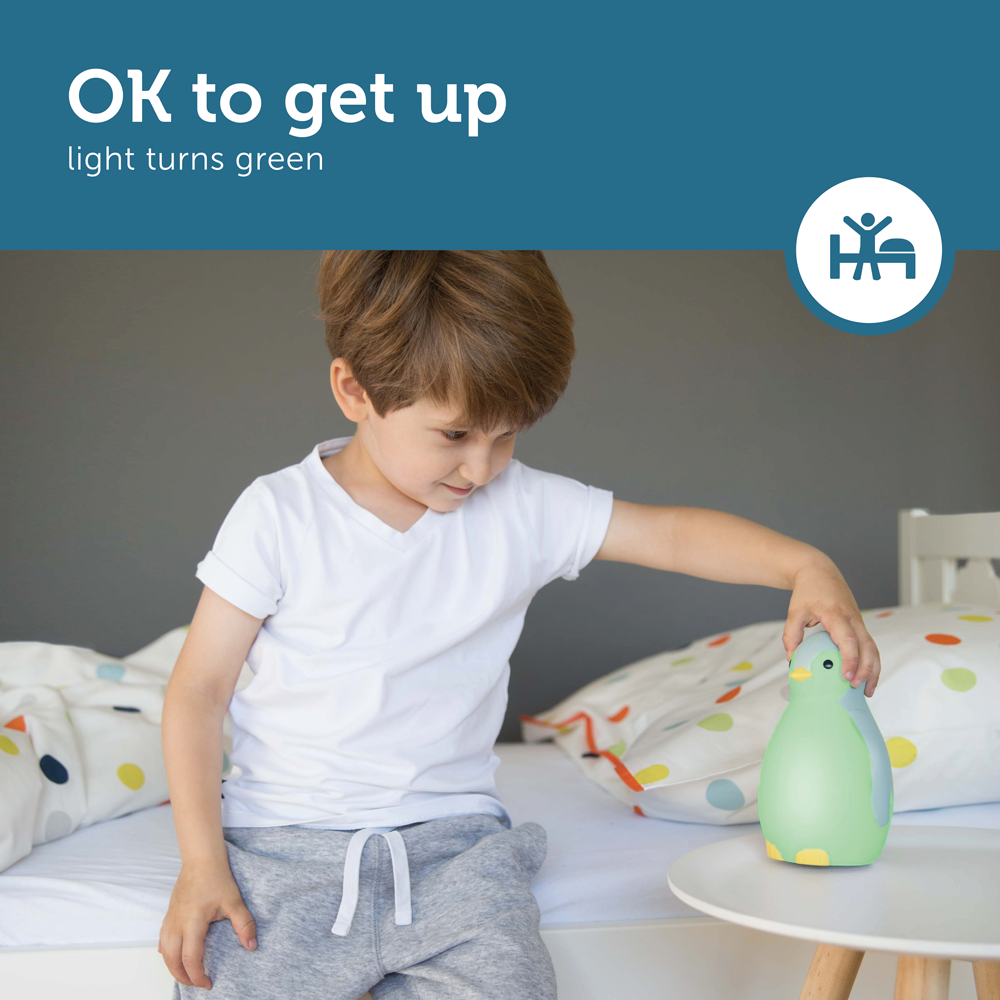 Sleep Trainer with Nightlight and Wireless Speaker - Pam the Penguin