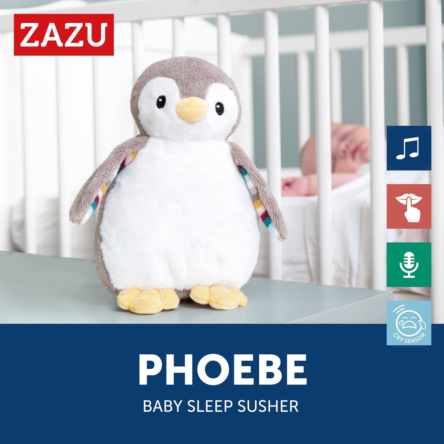 Sound Machine with Nightlight and Voice - Bruno / Phoebe