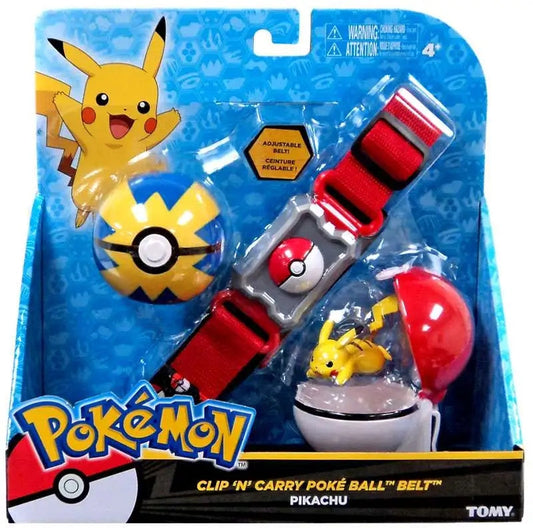 Pokemon PIKACHU Clip N Carry Poke Ball Belt - Pokémon