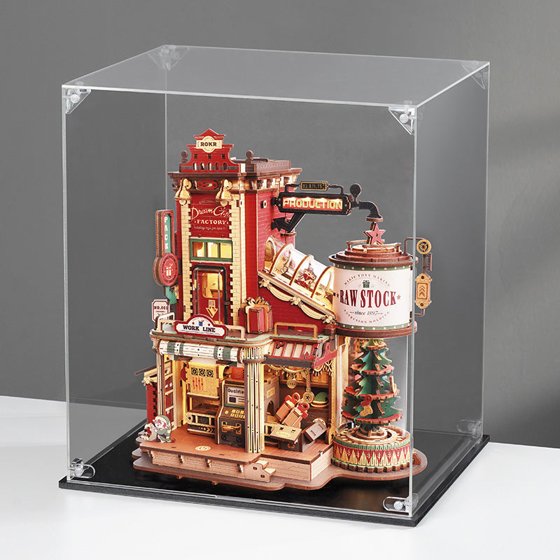 Robotime ROKR Display Case Dust Cover for 3D Puzzles