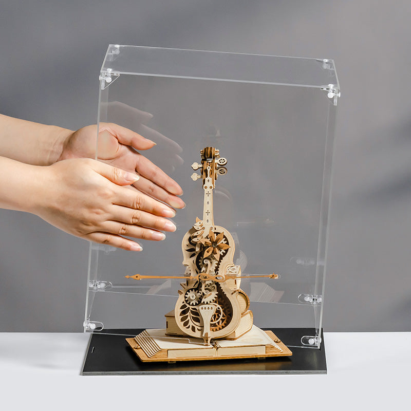 Robotime ROKR Display Case Dust Cover for 3D Puzzles