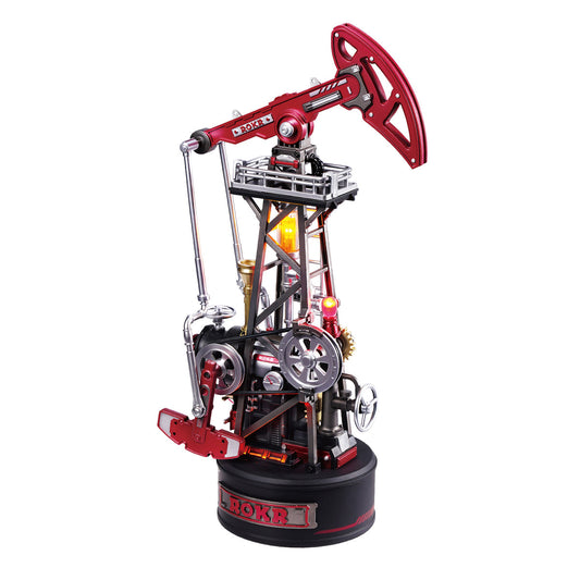 Robotime ROKR Oil Pump Jack Mechanical 3D Puzzle