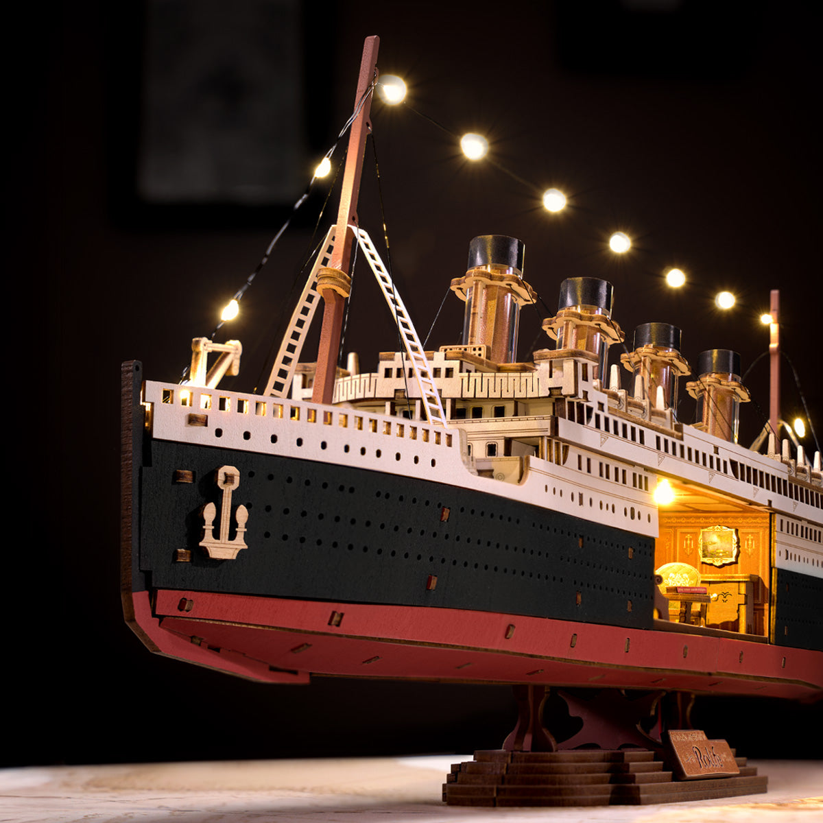 Robotime Rolife 1912·Eternal Atlantic Voyager 3D Wooden Puzzle TGL02