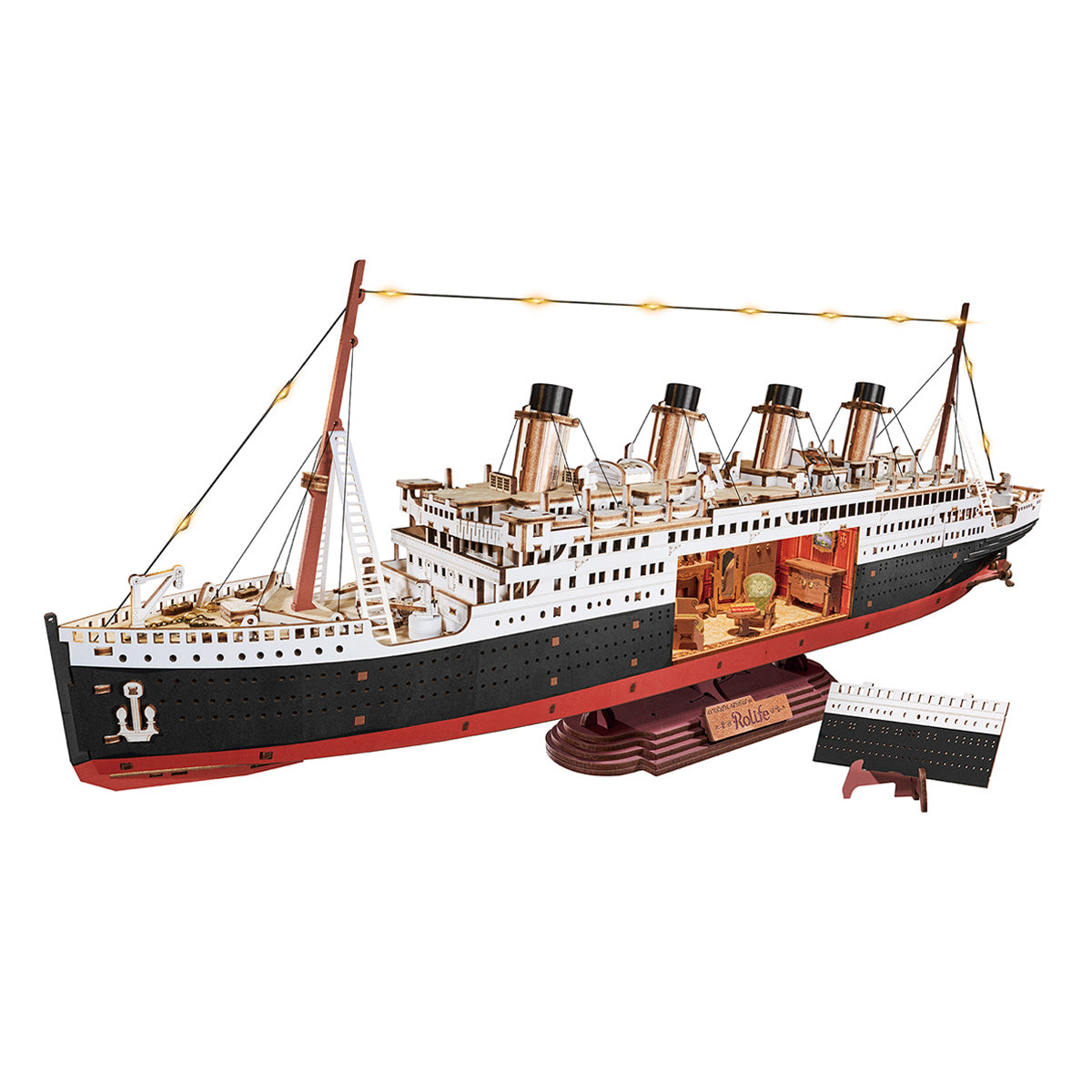 Robotime Rolife 1912·Eternal Atlantic Voyager 3D Wooden Puzzle TGL02