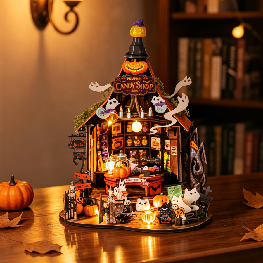 Robotime Rolife DIY Miniature House - Haunted Candy House