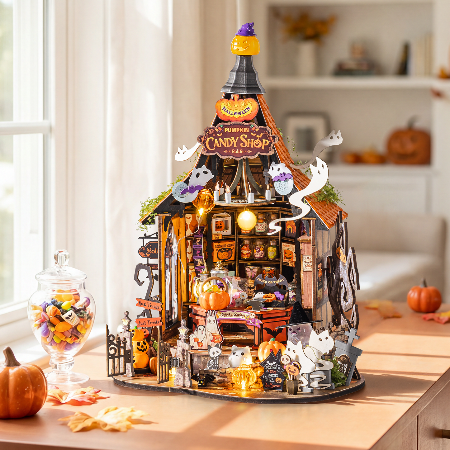 Robotime Rolife DIY Miniature House - Haunted Candy House