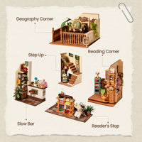 Robotime Rolife Pagestory Books DIY Miniature House