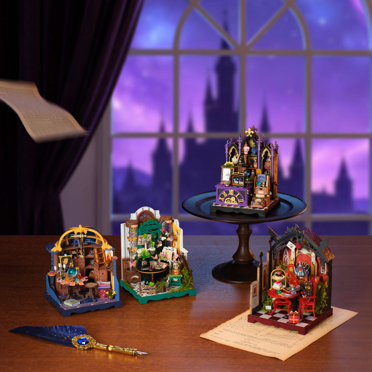 Robotime Rolife Rosa Salon DIY Miniature House