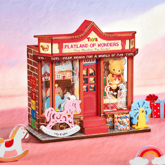 Robotime Rolife Whimsy Toy Shop DIY Miniature House DS044