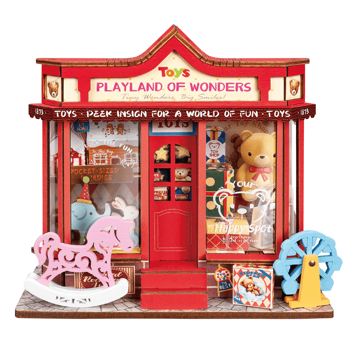 Robotime Rolife Whimsy Toy Shop DIY Miniature House DS044