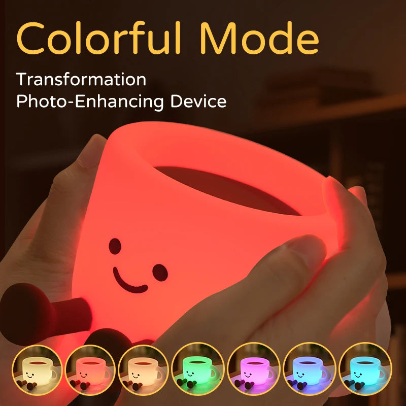 Coffee Cup Rechargeable Night Light