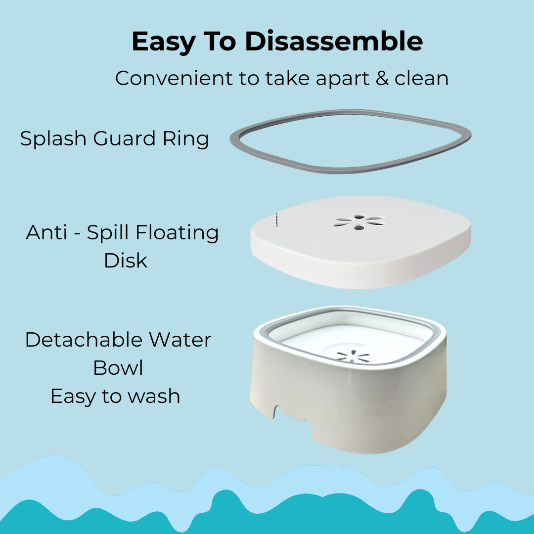 SmartpawLite No Splash Pet Water Bowl 2.0