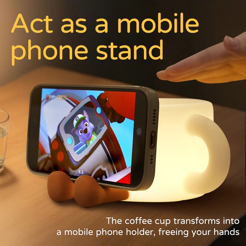 Coffee Cup Rechargeable Night Light